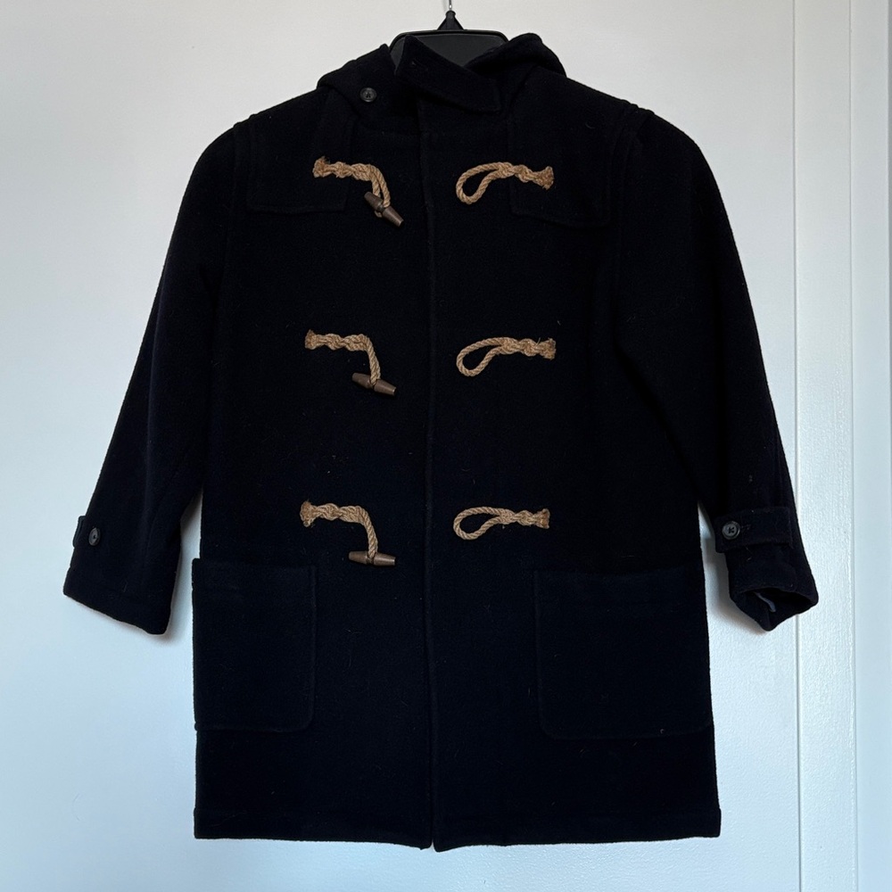 Polo by Ralph Lauren wool coat twill hooded coat - boys - size 6